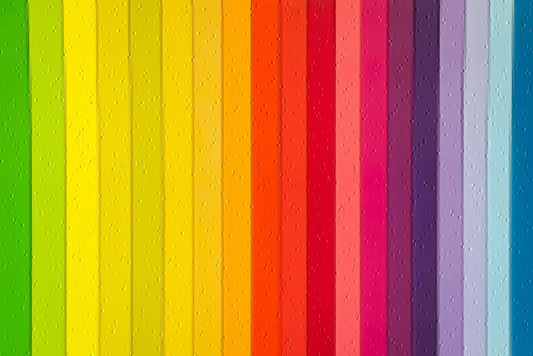 Colorful rainbow striped pattern ideal for creative design projects.