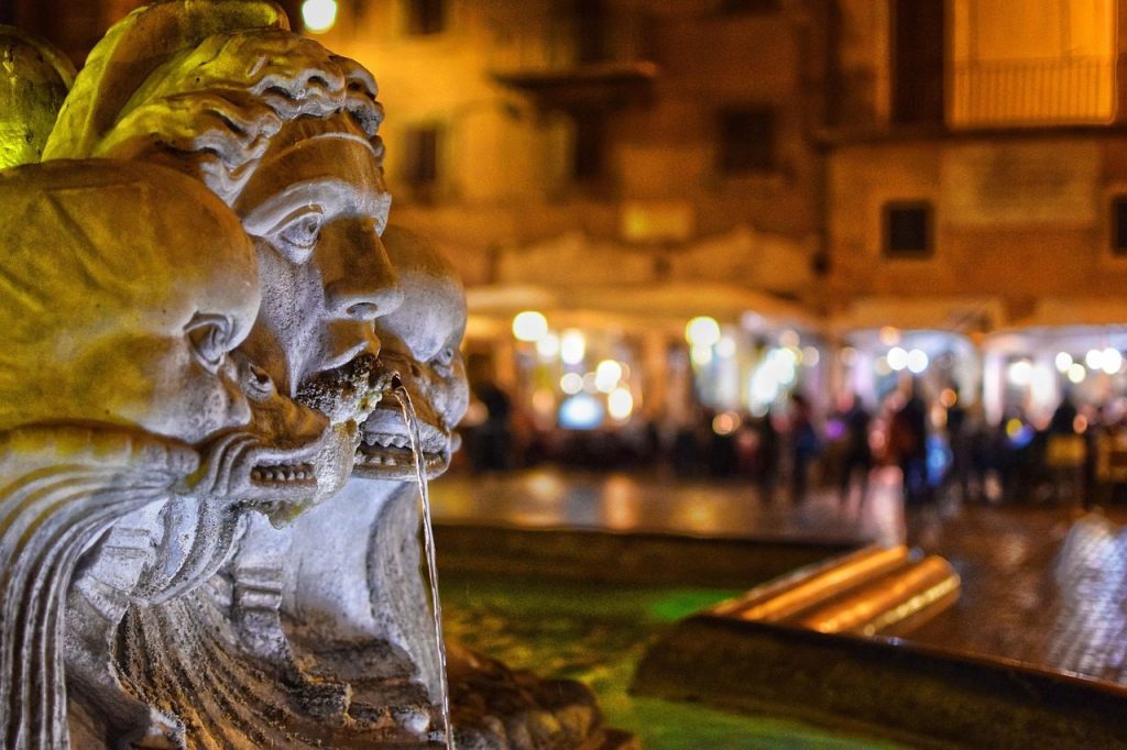 Redeepseek Miami Dolphins moor fountain, rome, fontana del moro, piazza navona, italy, neptune, sculpture, dolphin, europe, tourism, night, tourist, city, rome, rome, rome, rome, rome, dolphin