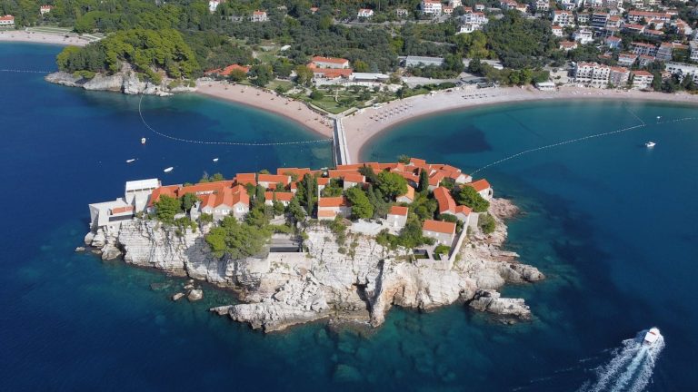 Complete Guide to veb vatsap com Discover the stunning aerial view of Sveti Stefan, Montenegro's iconic island resort.